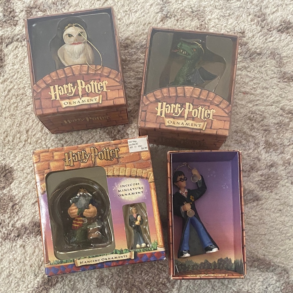Kurt Adler Harry Potter Ornament Set - Multicolor